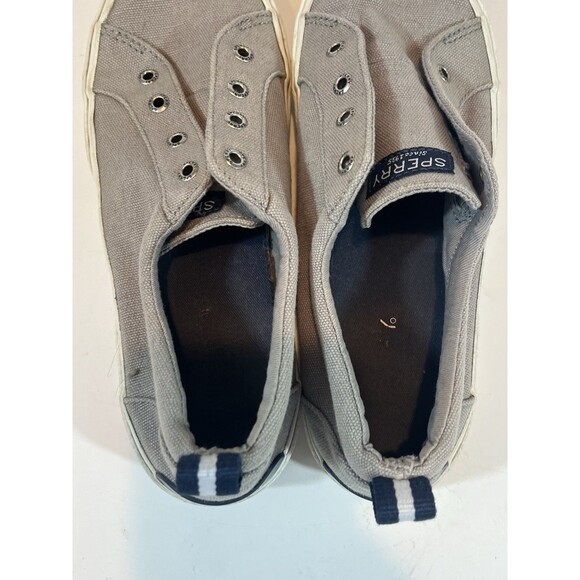 Sperry STS85103 Shoes Womens 8 M Gray Casual Sneakers Canvas - Picture 6 of 10